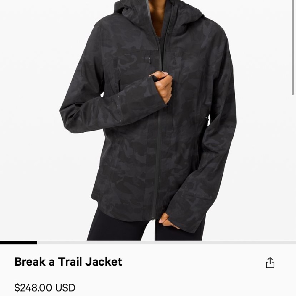 Lululemon Break a Trail Jacket
